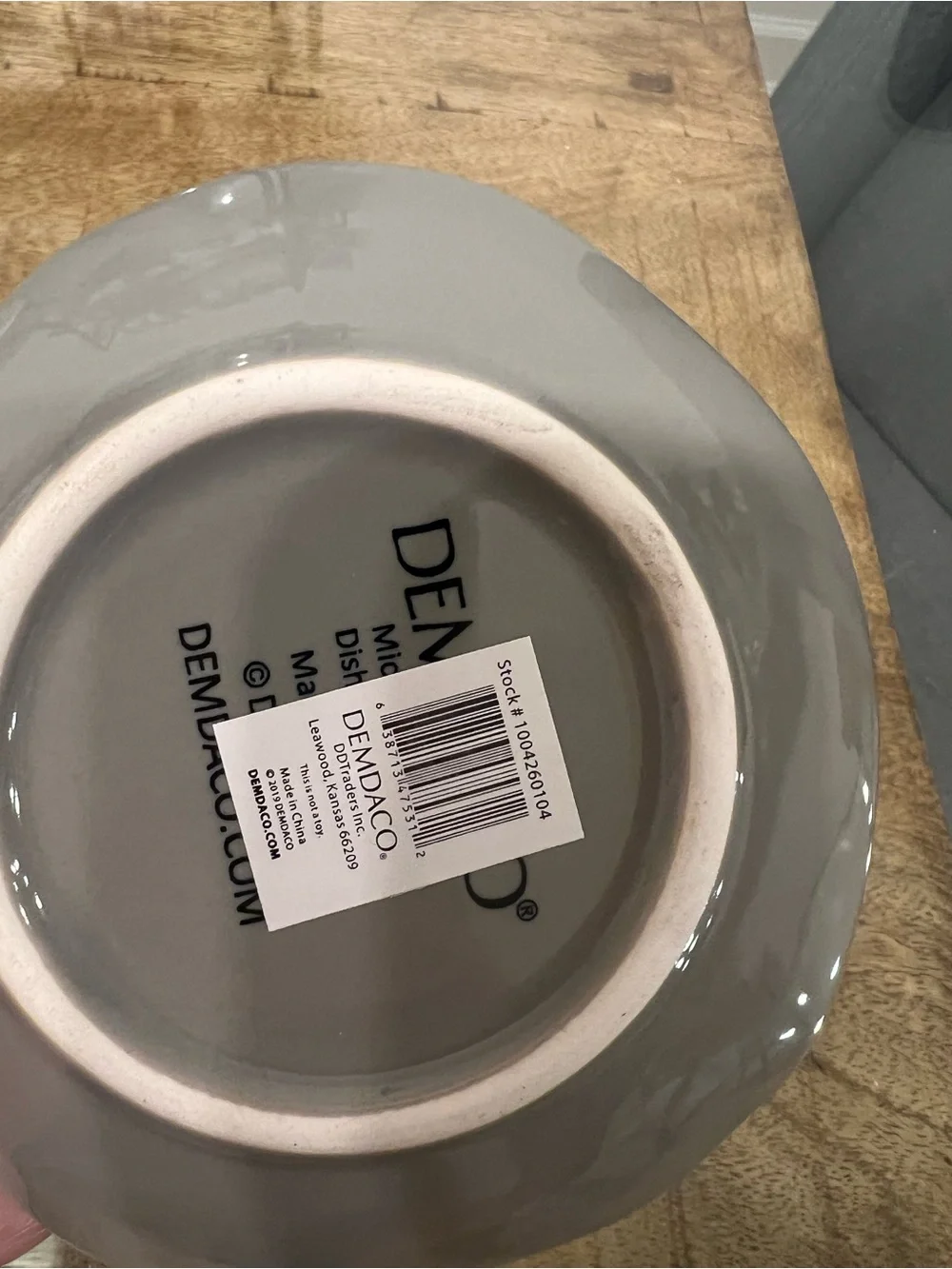 So Very Blessed Ceramic spoon rest- Gray